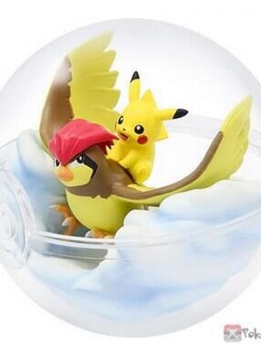 Pokemon Center 2019 Re-Ment Terrarium Collection Series #5- Pikachu & Pidgeotto